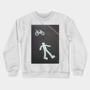 WALKING or shall I CYCLE Crewneck Sweatshirt